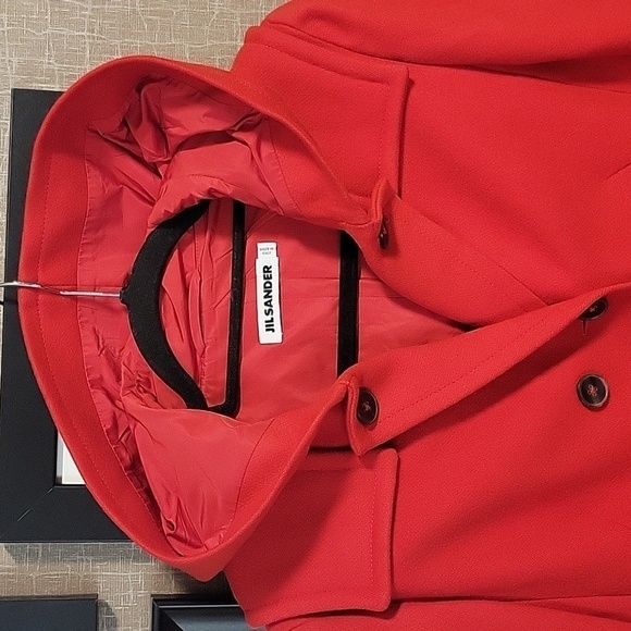 Jil Sander Hooded Peacoat (Sz 36) - Picture 4 of 13